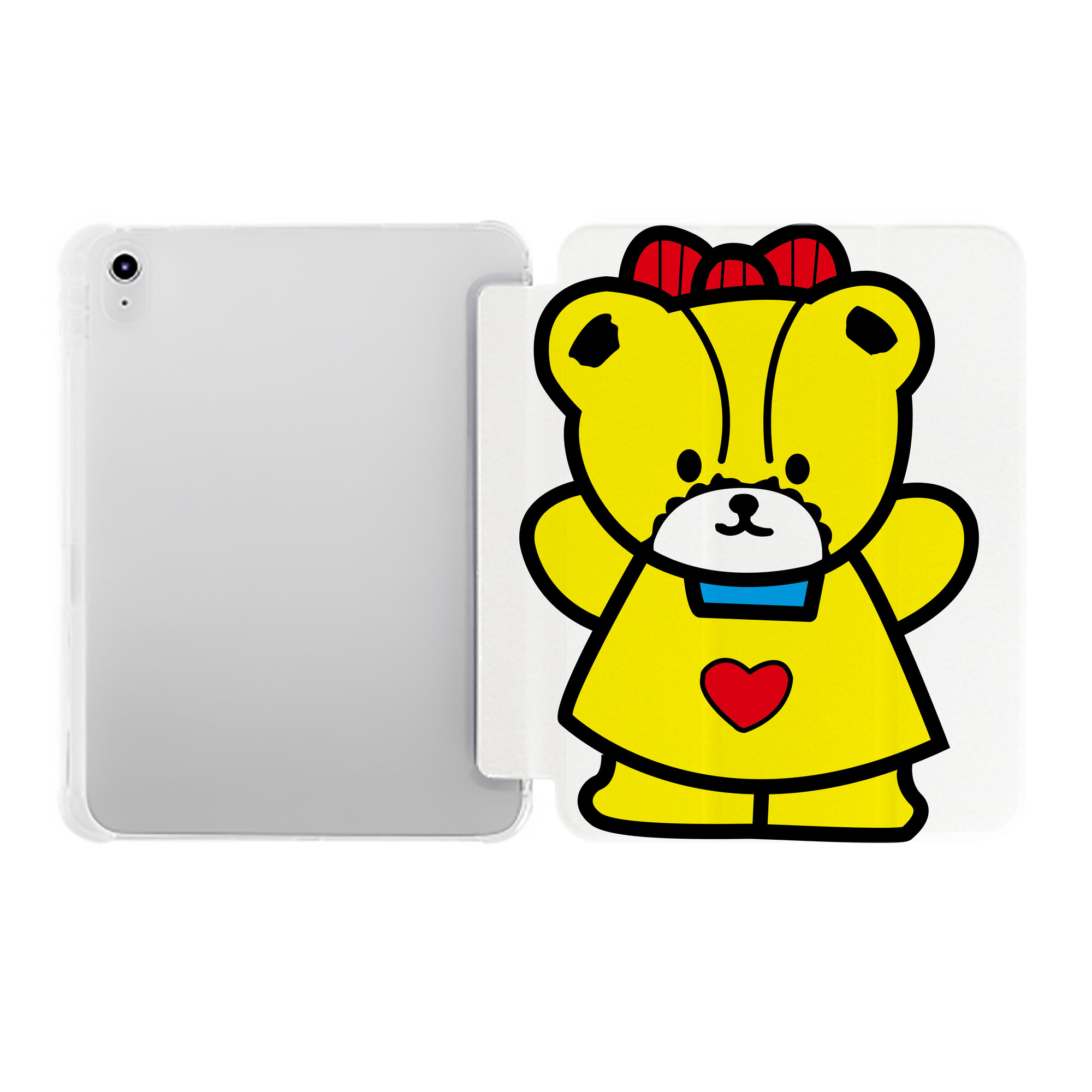 （画像用） Hello Kitty ハローキティ IPad ケース ペン収納付き 三つ折りスタンド PUレザー×シリコン 対応機種9.5/10.5/10.9インチ